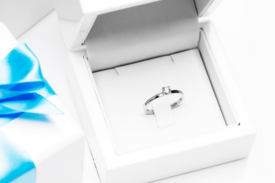 Emaga Złoty pierścionek PBD2500 - Diament